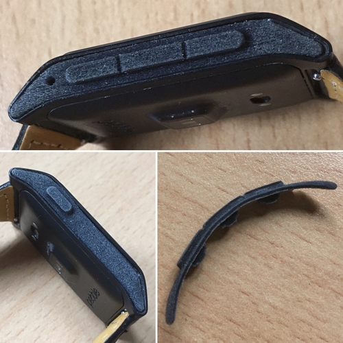 Pebble 2 smartwatch flexible replacement buttons 3D Print 289100