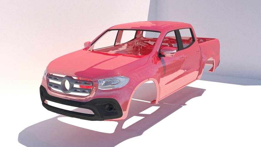 Mercedes Benz X-Class 2018 Body 3D Print 289105