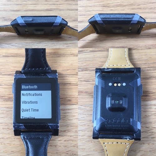 Pebble 2 smartwatch flexible replacement buttons 3D Print 289119