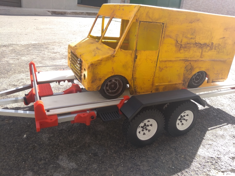Trailer for crawler or rc car