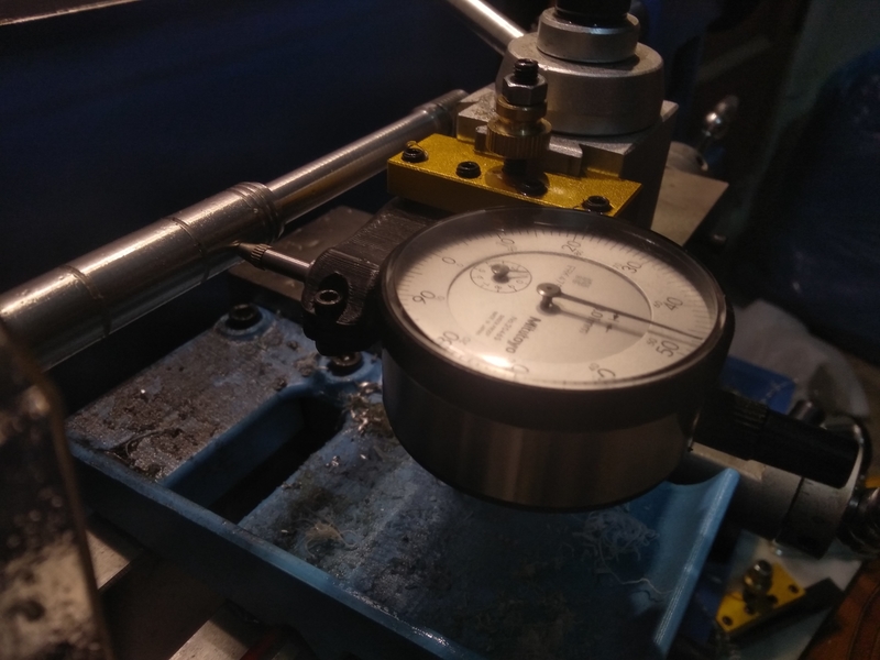 Dial indicator holder mini lathe