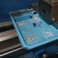 Small Mini lathe chip tray 3D Printing 289204