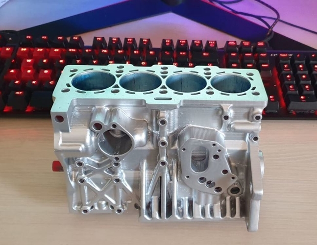 Engine block vw 1.8T ( printable) 3D Print 289242