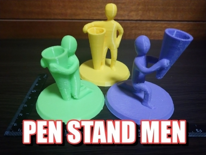 PEN STAND MEN 3D Print 289281