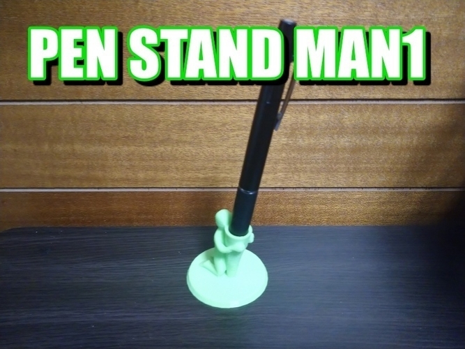 PEN STAND MEN 3D Print 289282