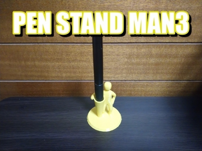 PEN STAND MEN 3D Print 289284
