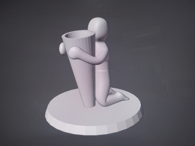 PEN STAND MEN 3D Print 289285