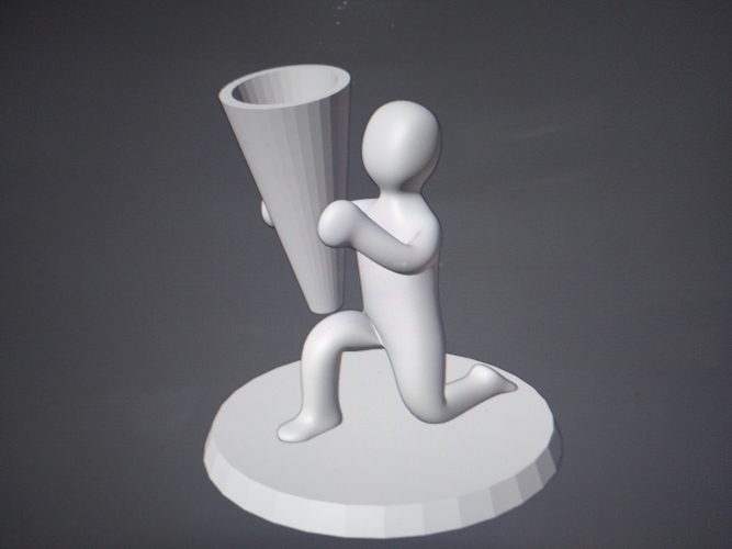 PEN STAND MEN 3D Print 289286