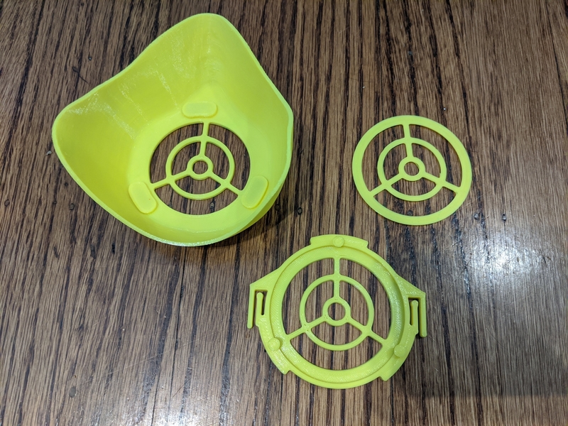 Reusable Face Mask with Fabric Seal