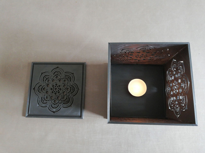 ​Photophore Mandala with LED candle 3D Print 289374