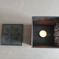 ​Photophore Mandala with LED candle - Thumbnail 1