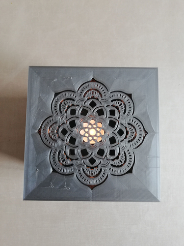 ​Photophore Mandala with LED candle 3D Print 289375