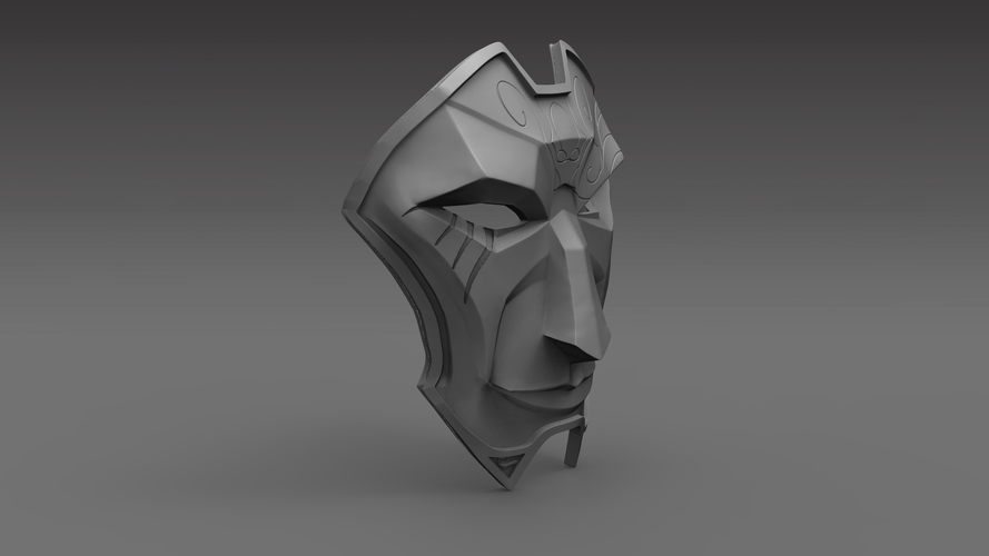 Jhin Mask 3D Printable 3D Print 289441