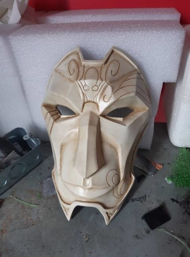 Jhin Mask 3D Printable 3D Print 289445