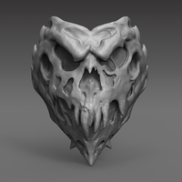 Small Demon Bone Mask 3D Printable 3D Printing 289454