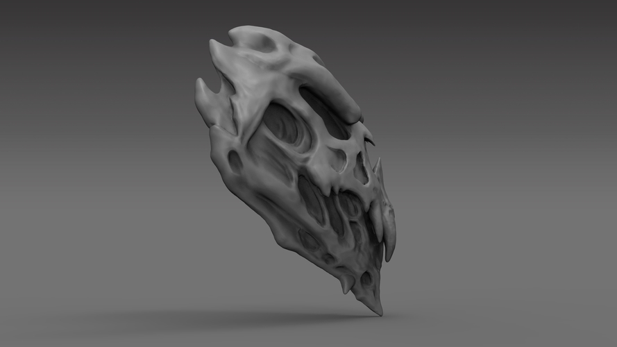 Demon Bone Mask 3D Printable 3D Print 289455