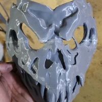 Demon Bone Mask 3D Printable - Thumbnail 5
