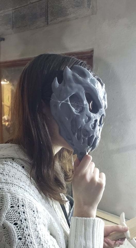 Demon Bone Mask 3D Printable 3D Print 289459