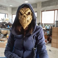 Demon Bone Mask 3D Printable - Thumbnail 8