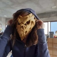 Demon Bone Mask 3D Printable - Thumbnail 9