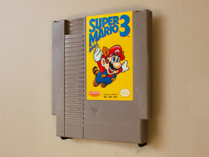 Aladdin's Pants: Wall Mount Cartridges for Retro Systems 3D Print 289488