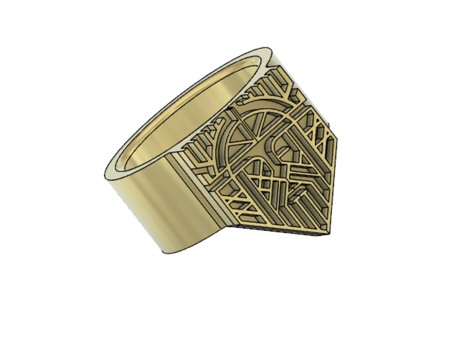 Odin Ring 3D Print 289504