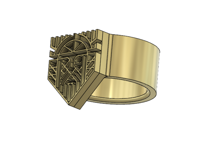 Odin Ring 3D Print 289507