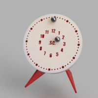 Small The Corona Clock 3D Printing 289518