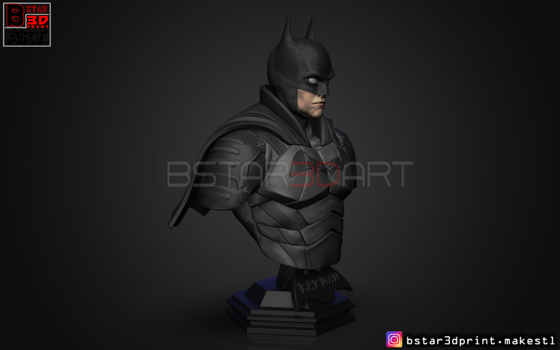 Batman Bust 2021 - Robert Pattinson - DC comic 3D Print 289564