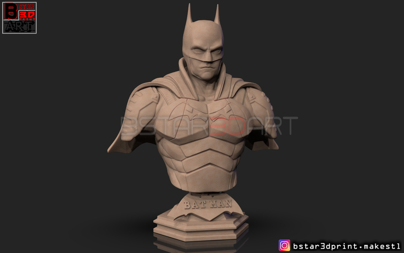 Batman Bust 2021 - Robert Pattinson - DC comic 3D Print 289565