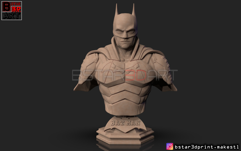 Batman Bust 2021 - Robert Pattinson - DC comic 3D Print 289566