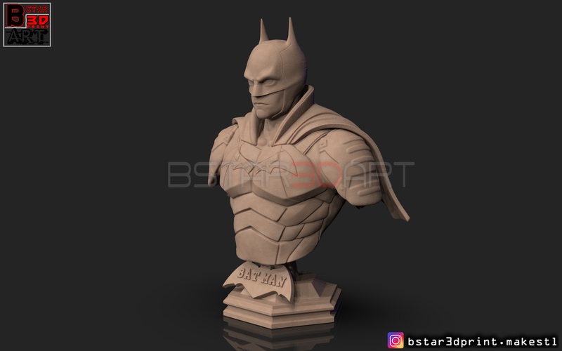 Batman Bust 2021 - Robert Pattinson - DC comic 3D Print 289567