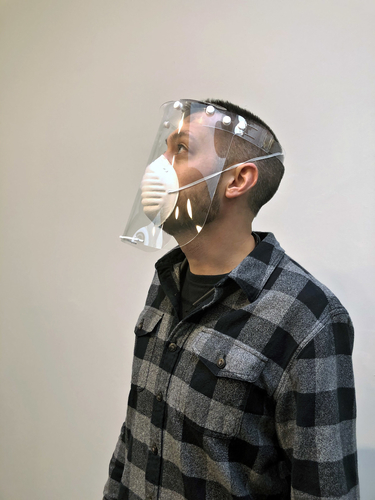 3D Printed Fast Face Shield by nli-leger | Pinshape