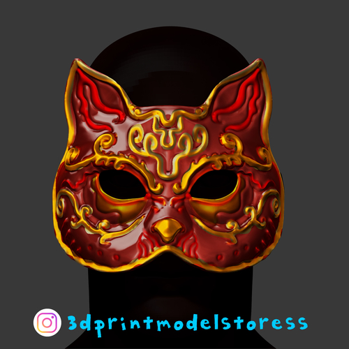 Spider Splicer Kitty Mask - Splicer Cat Mask Cosplay Helmet  3D Print 289683