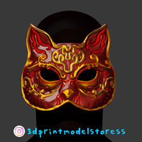 Small Spider Splicer Kitty Mask - Splicer Cat Mask Cosplay Helmet  3D Printing 289683