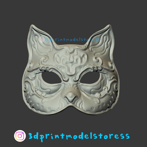 Spider Splicer Kitty Mask - Splicer Cat Mask Cosplay Helmet  3D Print 289687