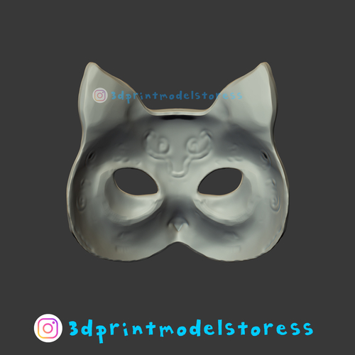 Spider Splicer Kitty Mask - Splicer Cat Mask Cosplay Helmet  3D Print 289691