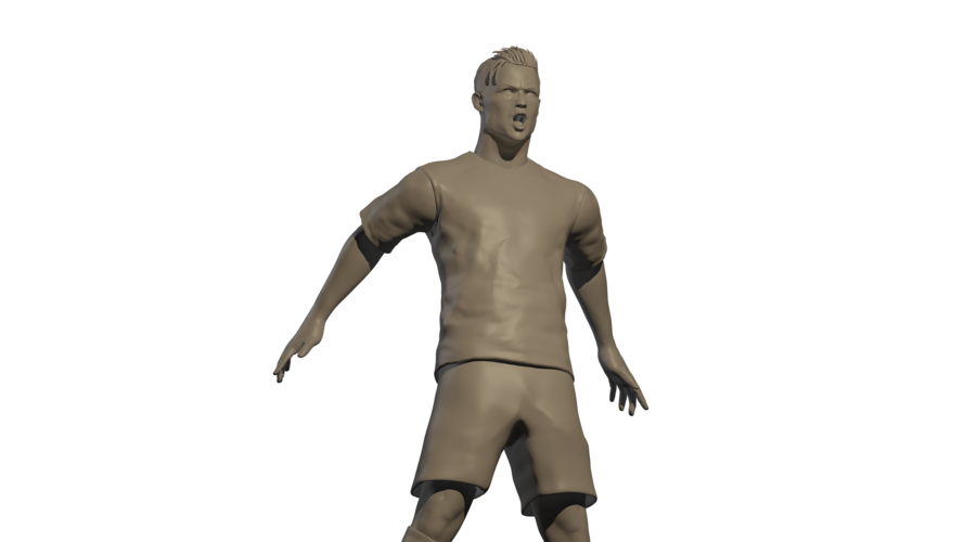 Cristiano Ronaldo Siiii 3D Print 289748