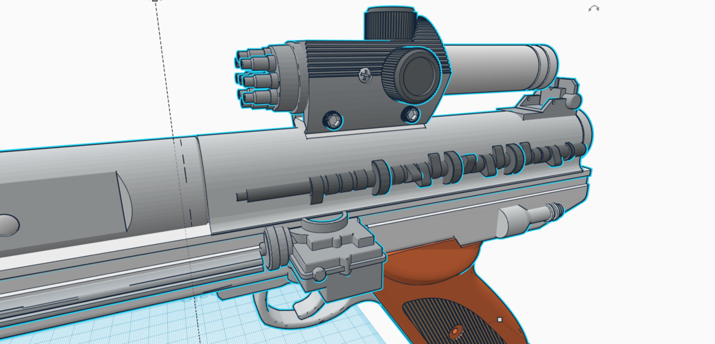 The Mandalorian; Razor Crest Arsenal Blaster 01 3D Print 289774