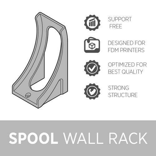 SPOOL WALL RACK 3D Print 28980