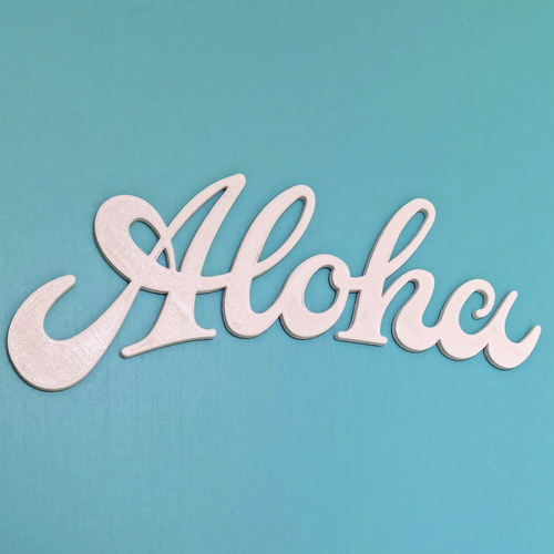 Aloha Sign 3D Print 289808