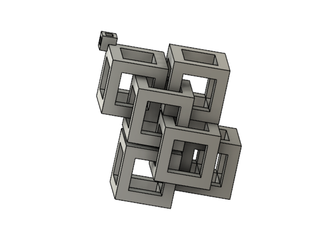 cubic earrings 3D Print 289958