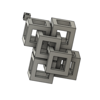 Small cubic earrings 3D Printing 289958