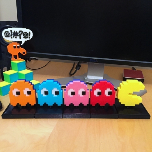 PACMAN CHASER mechanical toy 3D Print 290027