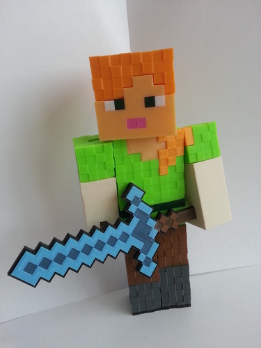 Minecraft Alex by Coufikus 3D Print 290168