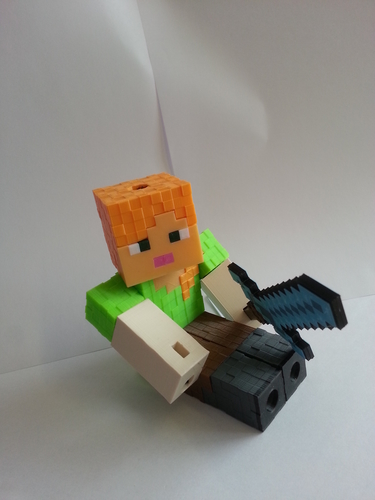 Minecraft Alex by Coufikus 3D Print 290171