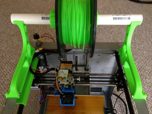 Solidoodle Carry Handle and Spool Holder