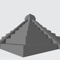 Small Pirámide Maya 3D Printing 290263