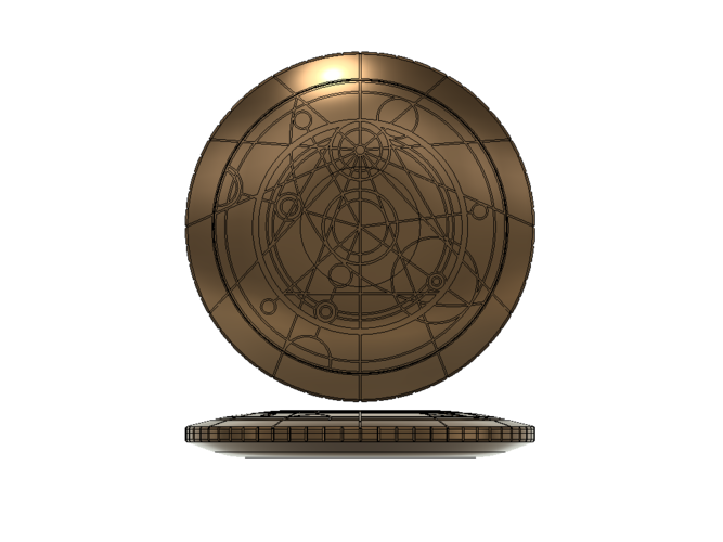 Doctor Who Confession Dial (Closed) 3D Print 290292
