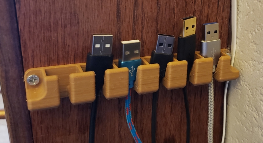 USB Cable holder 3D Print 290342